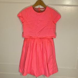Crewcuts Girls Pink Two-tier Short Sleeve Dress Size 14